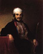 Portrait of Isaac Edrebi of Morocco Asher Brown Durand